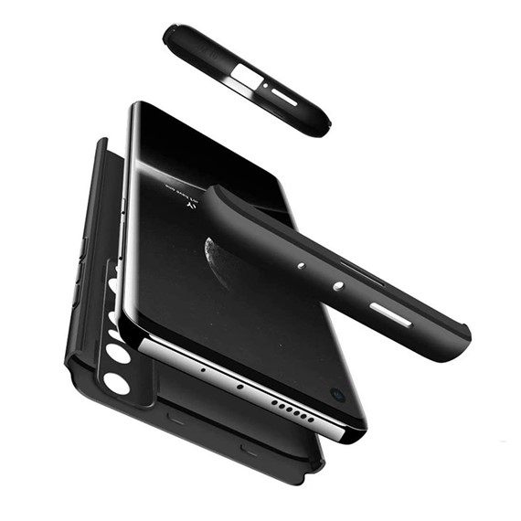 Xiaomi Mi 10 Kılıf CaseUp Triple Deluxe Shield Siyah 3